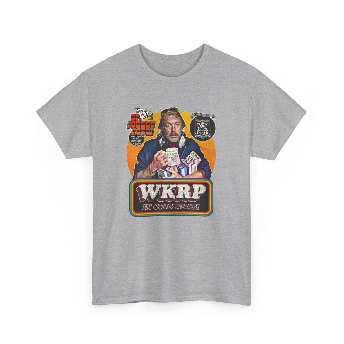 Vintage WKRP in Cincinnati Unisex Heavy Cotton Tee, Classic TV Show Graphic T-Shirt, Retro 70s Tee, Gift for TV Fans, Pop Culture Tee