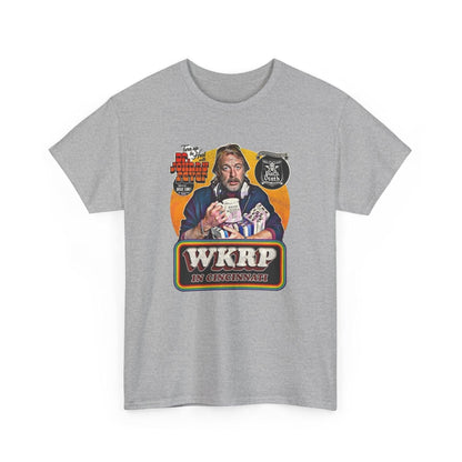 Vintage WKRP in Cincinnati Unisex Heavy Cotton Tee, Classic TV Show Graphic T-Shirt, Retro 70s Tee, Gift for TV Fans, Pop Culture Tee