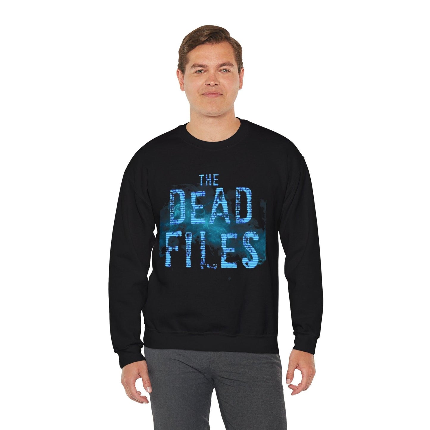 Dead Files Sweatshirt, Dark Clothing, Creepy Pullover, Spooky Jumper, Unisex Crewneck