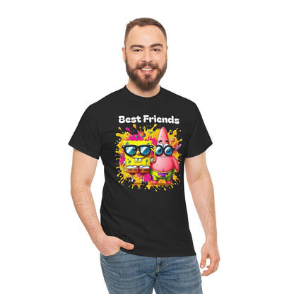 Best Friends SpongeBob and Patrick Tee, Friendship Gift Shirt, BFF Matching Outfit, Gift for Bestie, Friend Squad Tee, Friendship Day Shirt