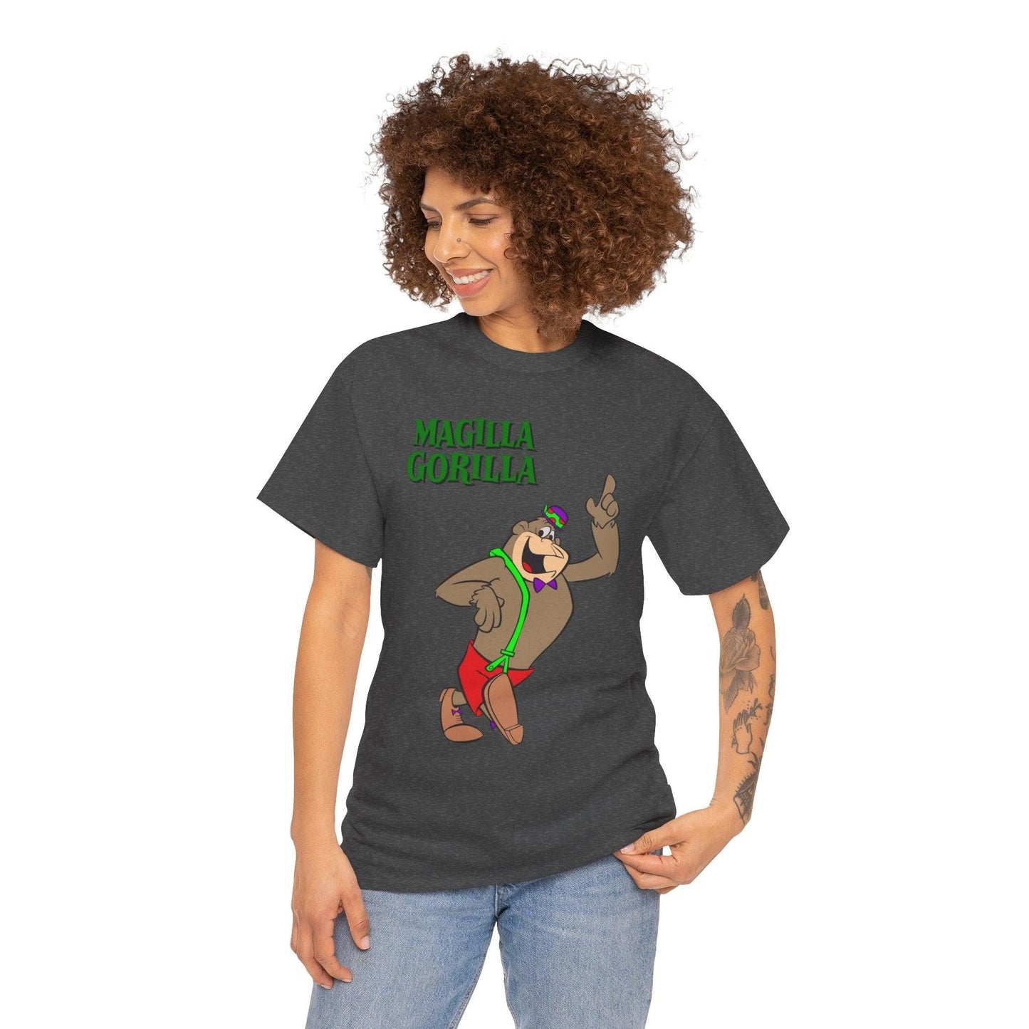 Magilla Gorilla Unisex Tee, Classic Cartoon Shirt, Nostalgic Gift, Fun Apparel, Unisex Cotton Tee