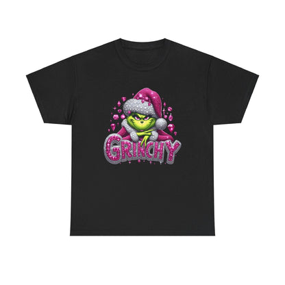Pink Rhinestone Grinch Tee