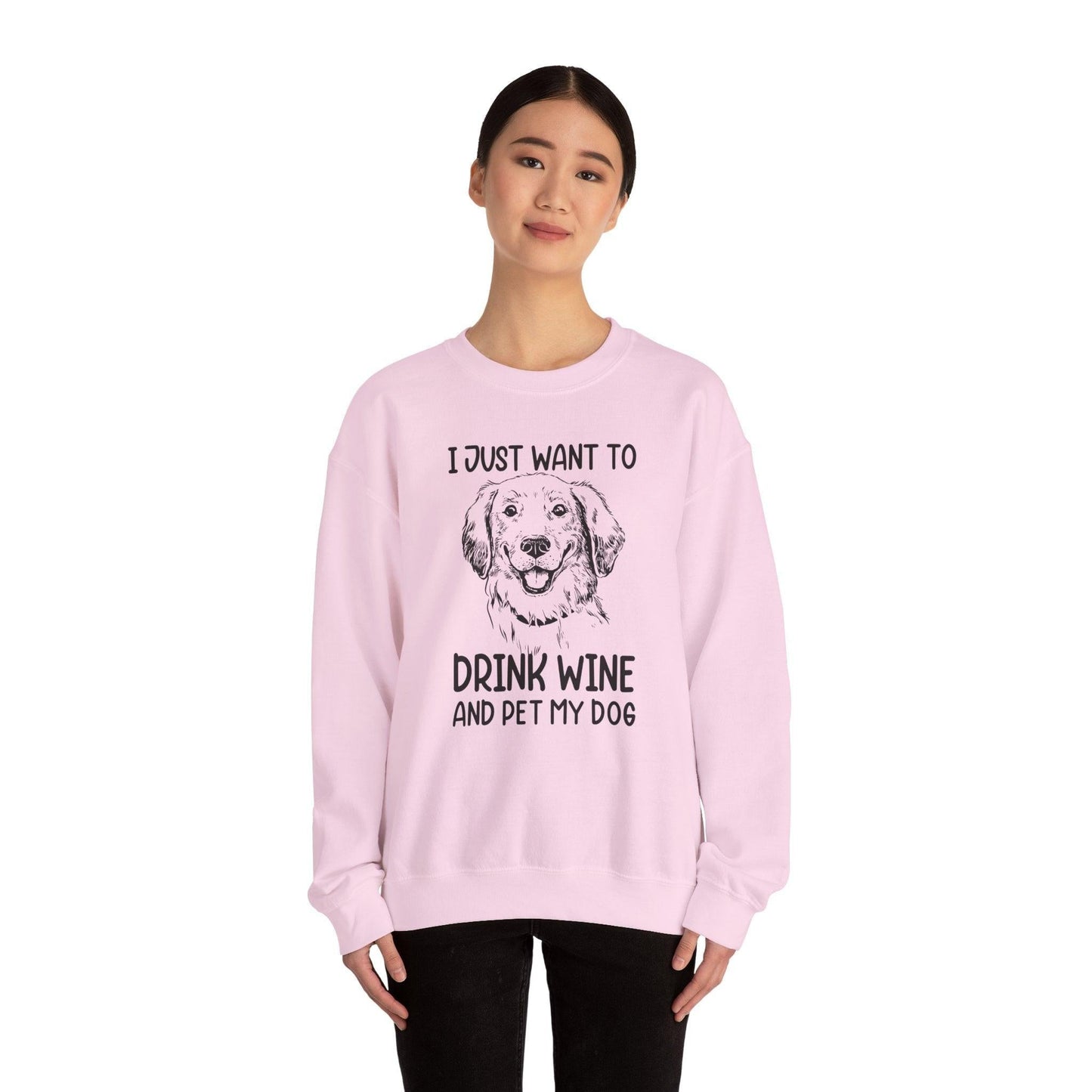 Wine Lover Sweatshirt - Unisex Heavy Blend Crewneck