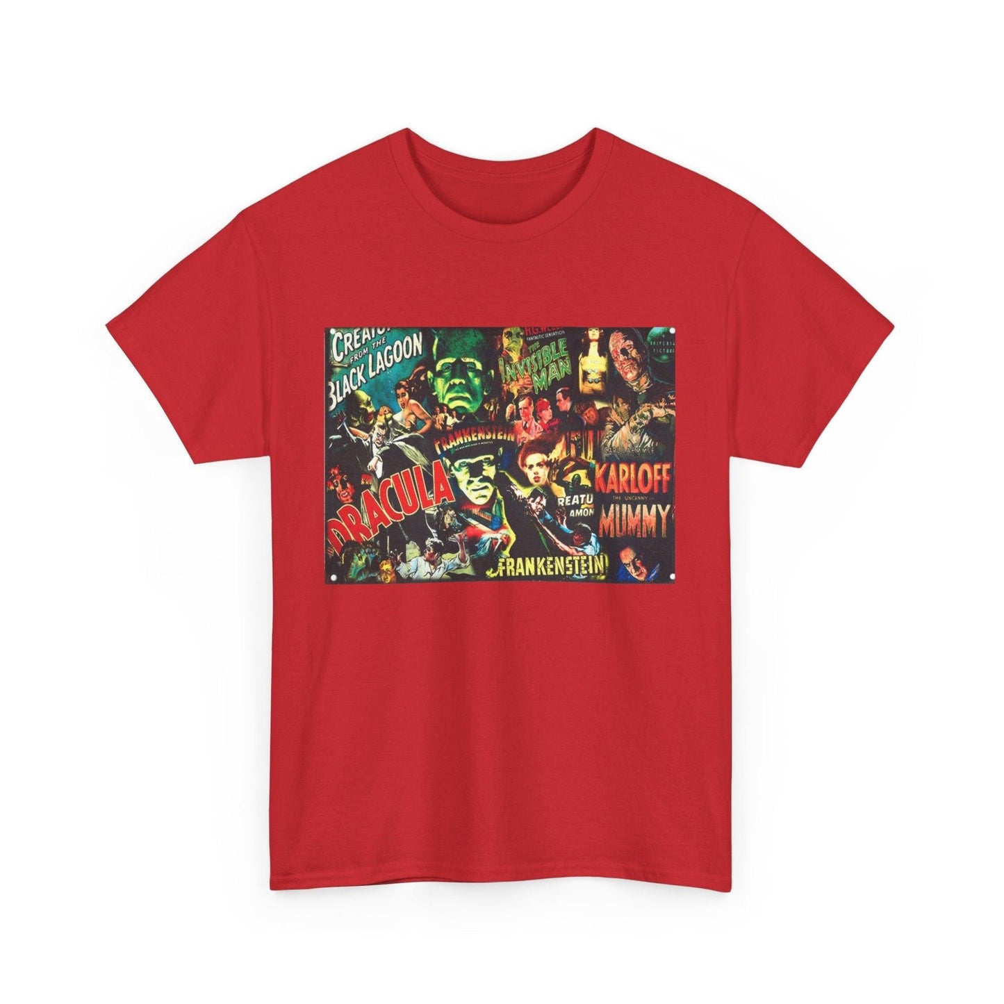 Classic Horror Movies Unisex Tee, Scary Films T-Shirt, Vintage Halloween Shirt, Retro Cinema Top, Cult Flicks Apparel