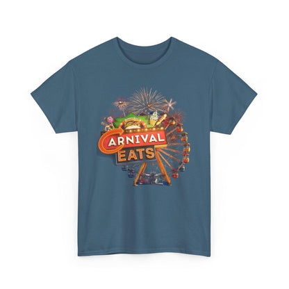 Carnival Eats Unisex Tee, Food Show T-Shirt, Fun Fair Cotton Shirt, Festival Graphic Tee, Foodie Gift Shirt