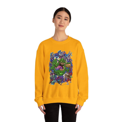 Ghost Busters Unisex Sweatshirt, Ghost and Ghouls, Halloween Crewneck Jumper, Spooky Pullover, Supernatural Sweater, Paranormal Clothing,