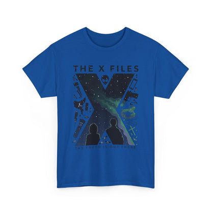 X-Files Tee, Sci-Fi Fan Gift, Mulder and Scully Shirt, UFO Conspiracy Theory Top, Pop Culture T-Shirt, Unisex Cotton Tee