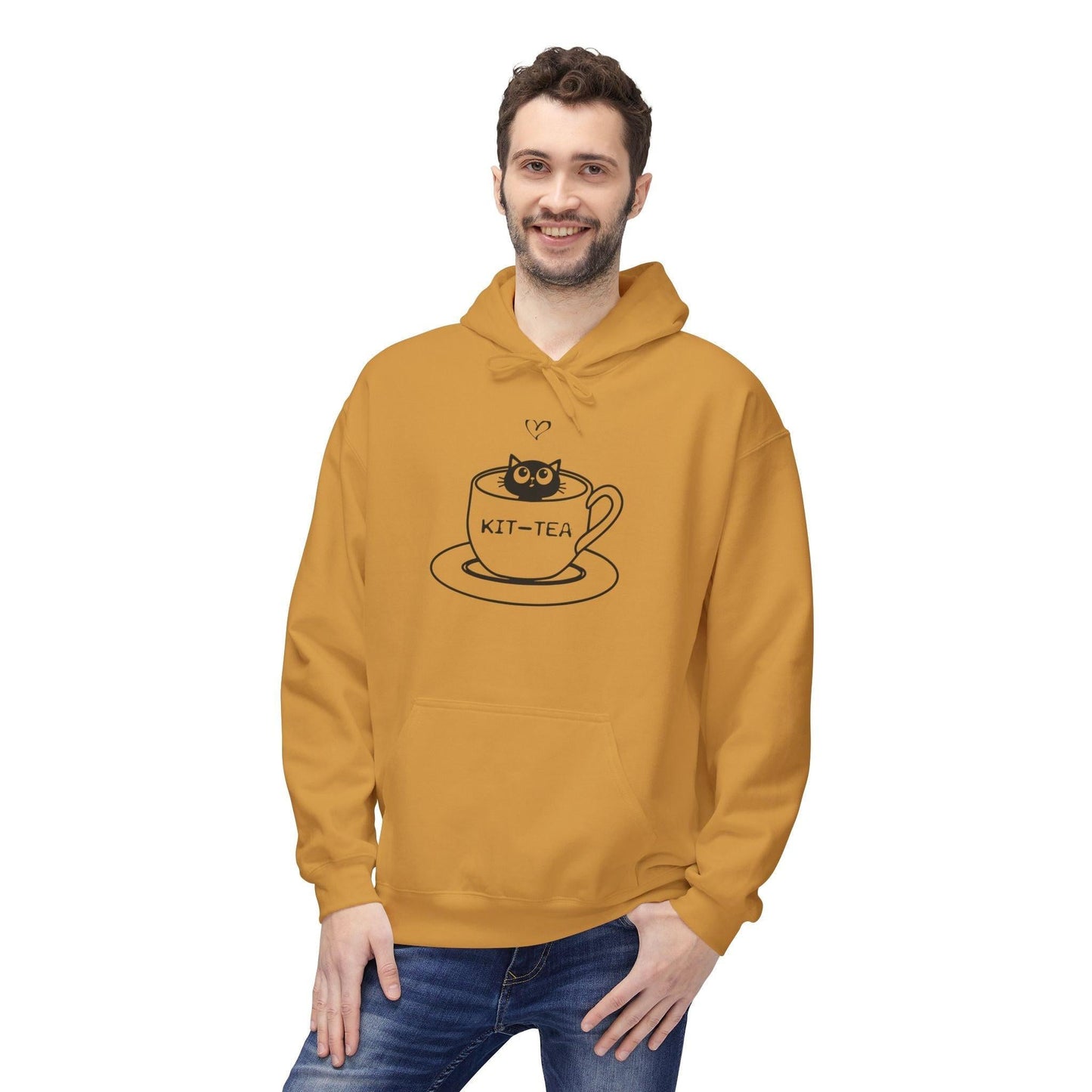 Cat Lover Soft Fleece Hoodie, Cute Animal Graphic Sweatshirt, Pet Owner Gift,