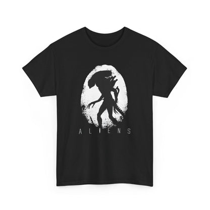 Aliens Unisex Heavy Cotton Tee, Extraterrestrial Space UFO Graphic T-Shirt, Sci-fi Gift, Area 51 Shirt, Men Women Alien Top, Outer Space