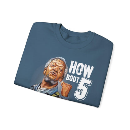 Heavy Blend Crewneck Sweatshirt - Sanford and Son Five Across Yo Face Quote Design