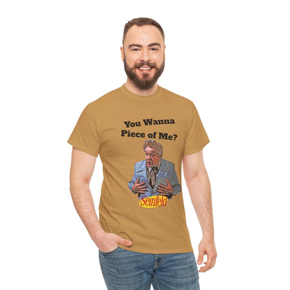 Seinfeld Frank Costanza Unisex Heavy Cotton Tee, Funny TV Show Shirt, Seinfeld Fan Gift, Comedian Costume Top, Seinfeld Quotes Tee