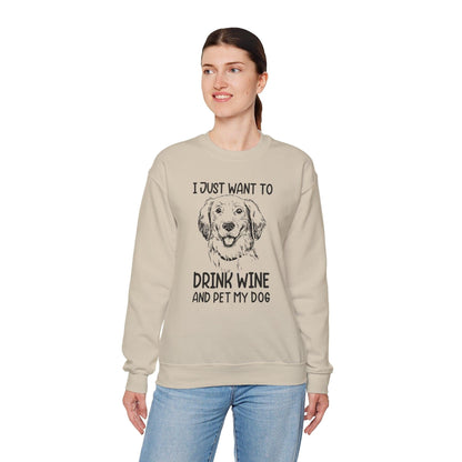 Wine Lover Sweatshirt - Unisex Heavy Blend Crewneck