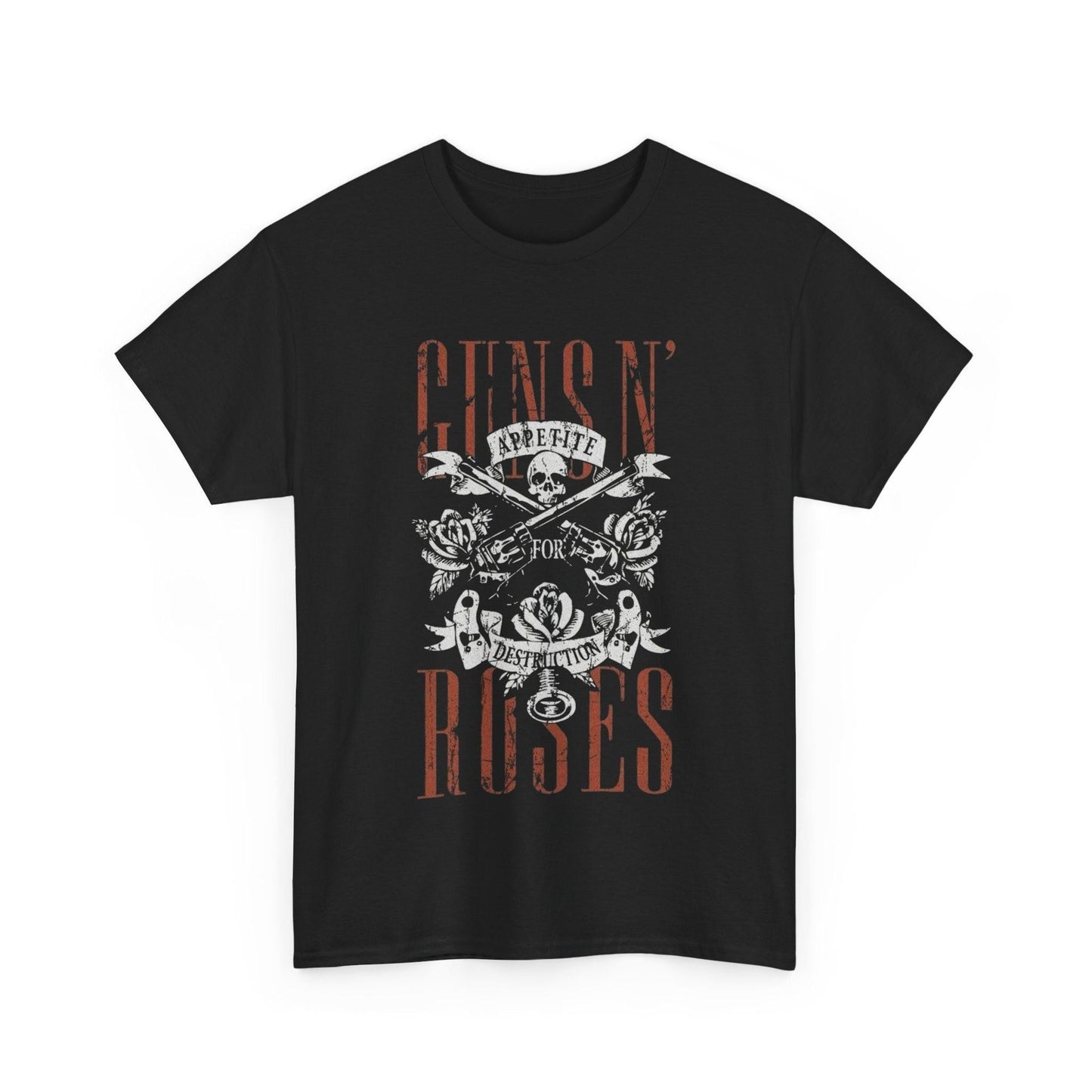 Gunns and Roses T-Shirt, Rock Band Unisex Tee, Music Lover Graphic Shirt, Vintage Concert Tee, Funny Gardening Pun Tee