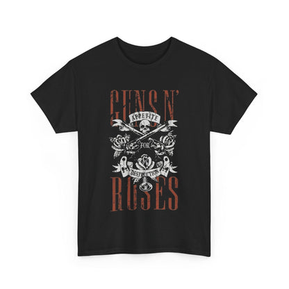 Gunns and Roses T-Shirt, Rock Band Unisex Tee, Music Lover Graphic Shirt, Vintage Concert Tee, Funny Gardening Pun Tee