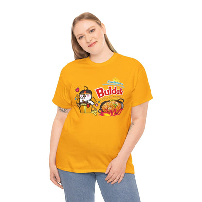 Buldak Ramen T-shirt, Spicy Carbonara Ramen Noodle Shirt, Foodie Tee, Korean Noodle Lovers Gift, Ramen Bowl T-Shirt, Funny Food Shirt