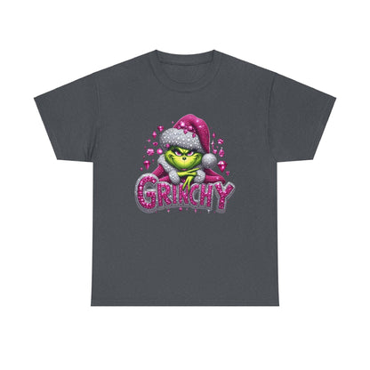 Pink Rhinestone Grinch Tee