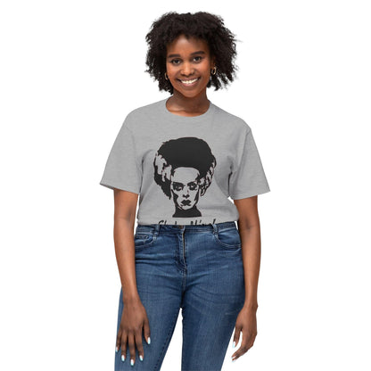 She's Alive! Inspired by Bride of Frankenstein T-shirt, Halloween Monster Shirt, Goth Tee, Horror Movie Fan Gift, Spooky Movie Shirt