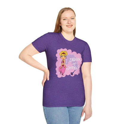 I Dream of Jeanie Unisex Softstyle Graphic Tee, Genie Aladdin Shirt, Magical Lamp Fantasy Top, Wishful Thinking Tee, Lightweight Cotton Tee,