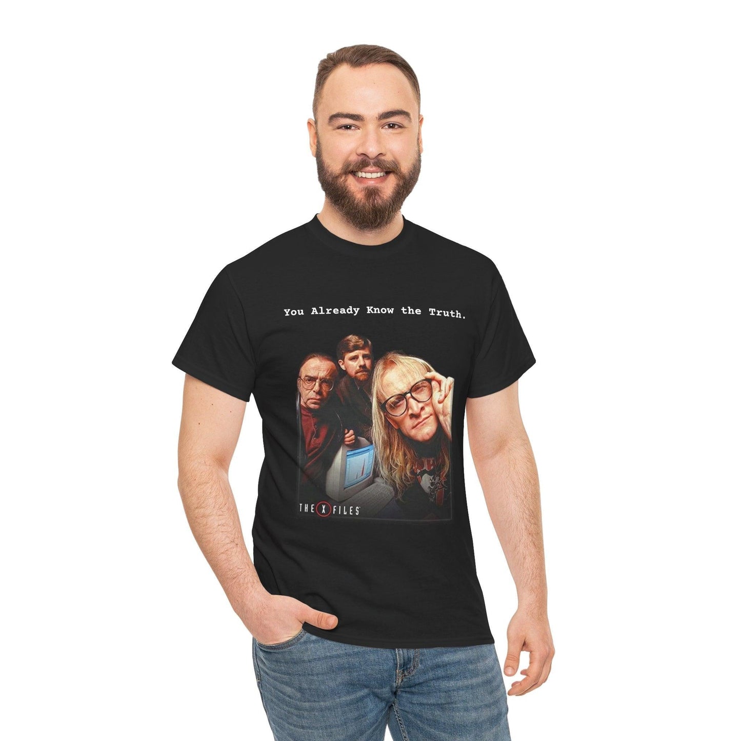 The Lone Gunmen X-Files Tee Shirt, Graphic Tee, Unisex Tshirt, Sci-Fi Gift, Geek Wear, Conspiracy Theory Clothing