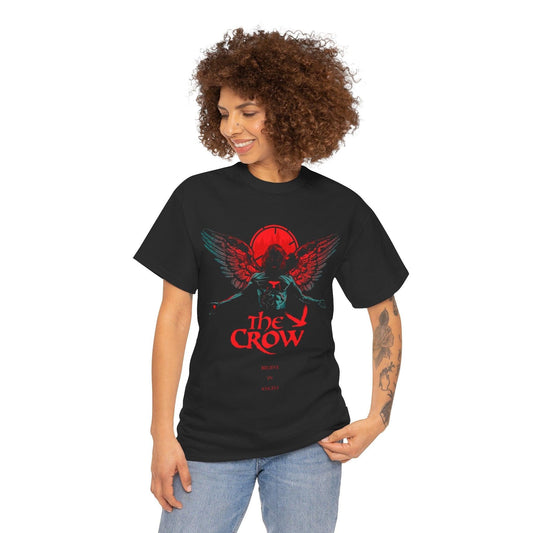 The Crow Movie T-Shirt, Vintage Graphic Tee, Retro Cult Film Clothing, Goth Grunge Fashion Top, Unisex Casual Shirt
