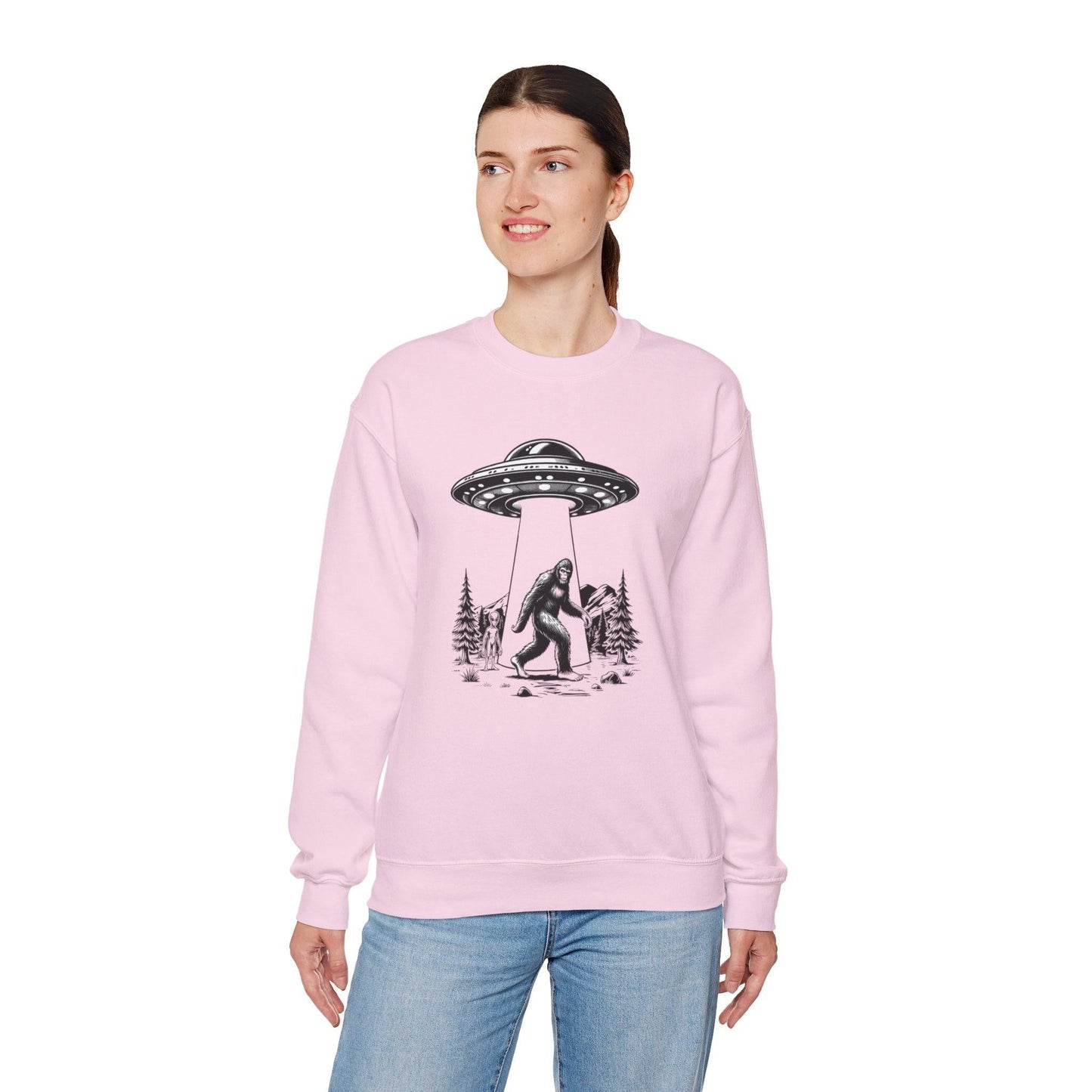 Bigfoot and Alien Sweatshirt