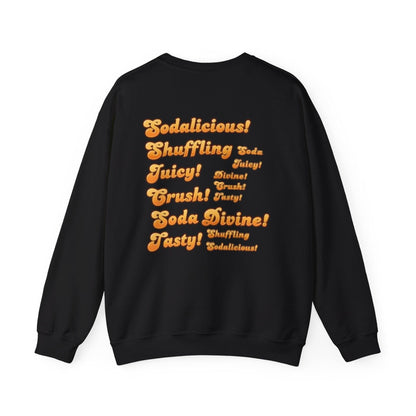 Candy Crush Front and Back Design Sweatshirt, Colorful Jumper, Fun Pullover, Sweet Treat Apparel, Cozy Top