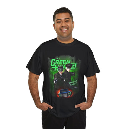 Vintage Green Hornet Unisex Heavy Cotton Tee, Classic TV Series Shirt, Retro Graphic T-Shirt, Pop Culture Fan Gift, Blackoutfit Costume