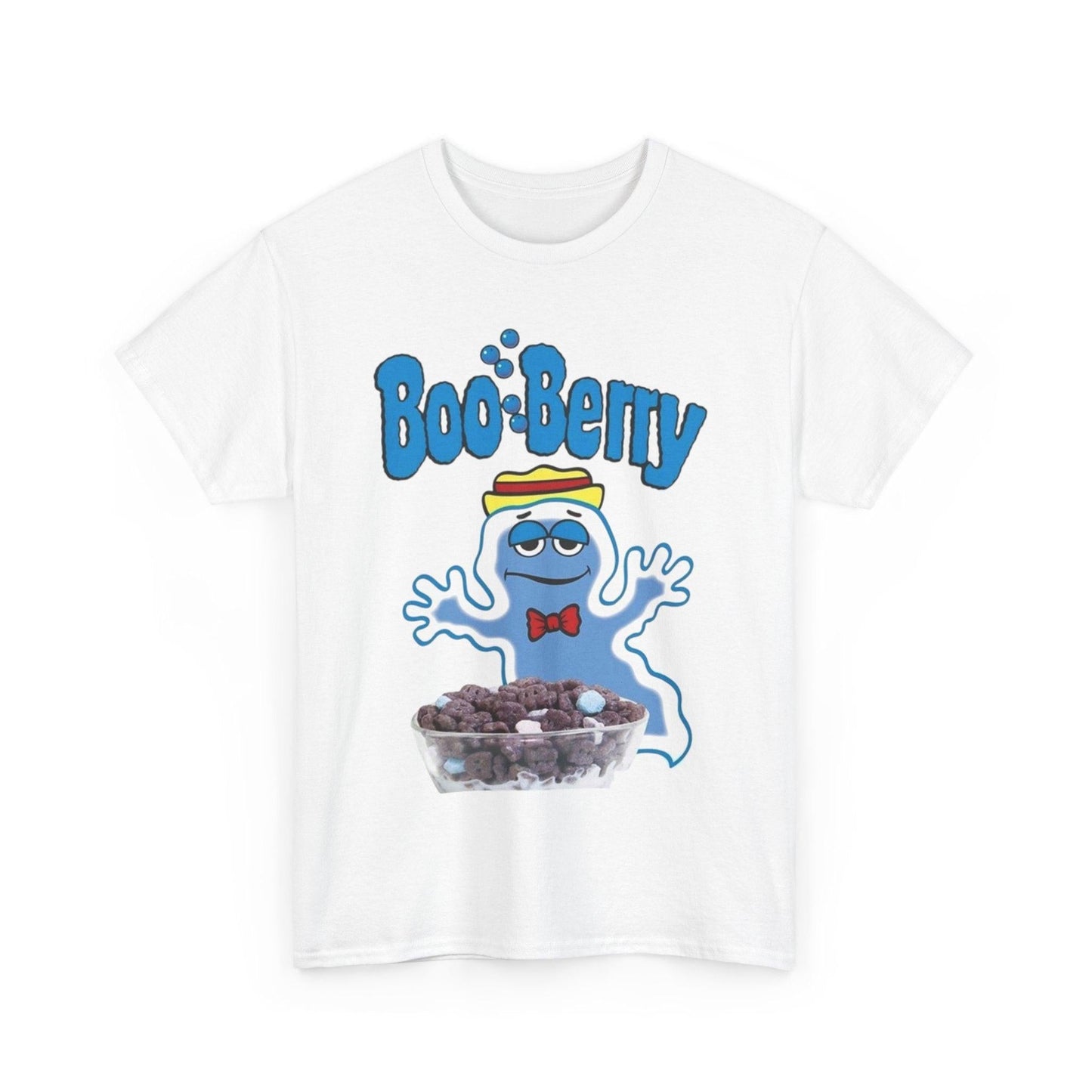 Boo-Berry Unisex Heavy Cotton Tee, Halloween T-Shirt, Ghost Graphic Tee, Cute Monster Top, Fun Costume Shirt