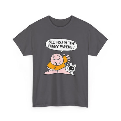 Ziggy Cartoon Unisex Tee, Comic Strip Graphic Shirt, Funny Pages Nostalgia Top, Gift for Cartoon Lovers, Comic Character Tshirt, Newspaper