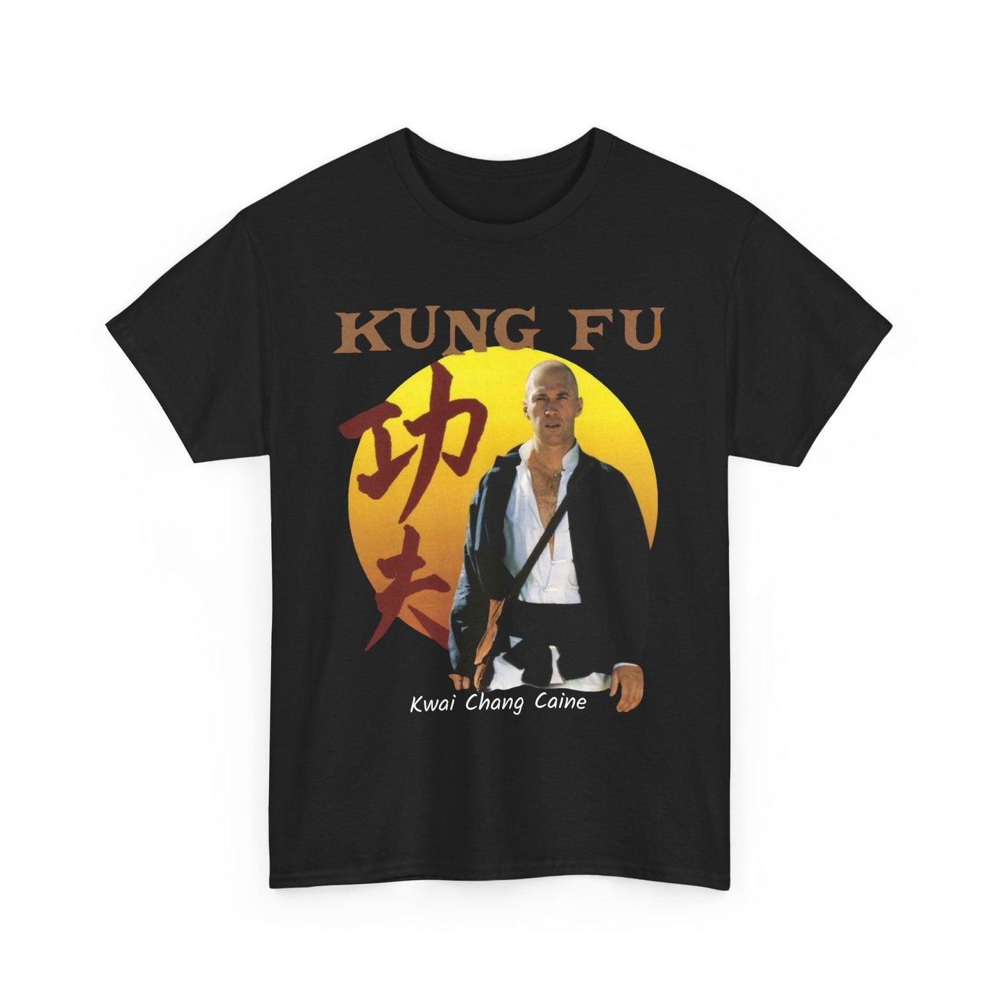 Kung Fu - Kwai Chang Caine T-shirt, Unisex Graphic Tee, Martial Arts Clothing, Shaolin Master Shirt, Vintage TV Show Apparel