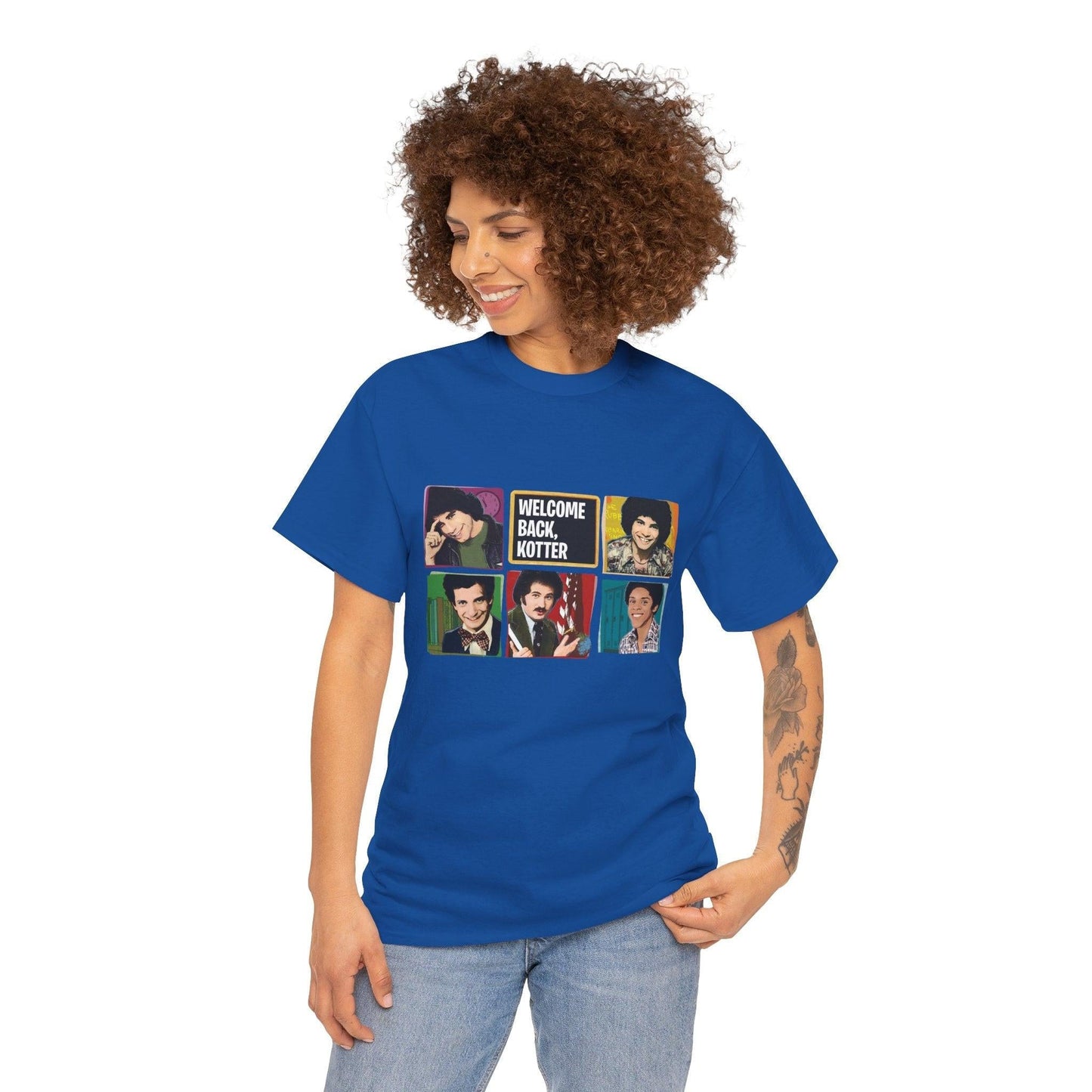 Welcome Back Kotter Unisex Tee Shirt, Classic TV Show Graphic Tee, Retro 70s Gift, Vintage Inspired T-Shirt, Back to School Shirt, Men Women