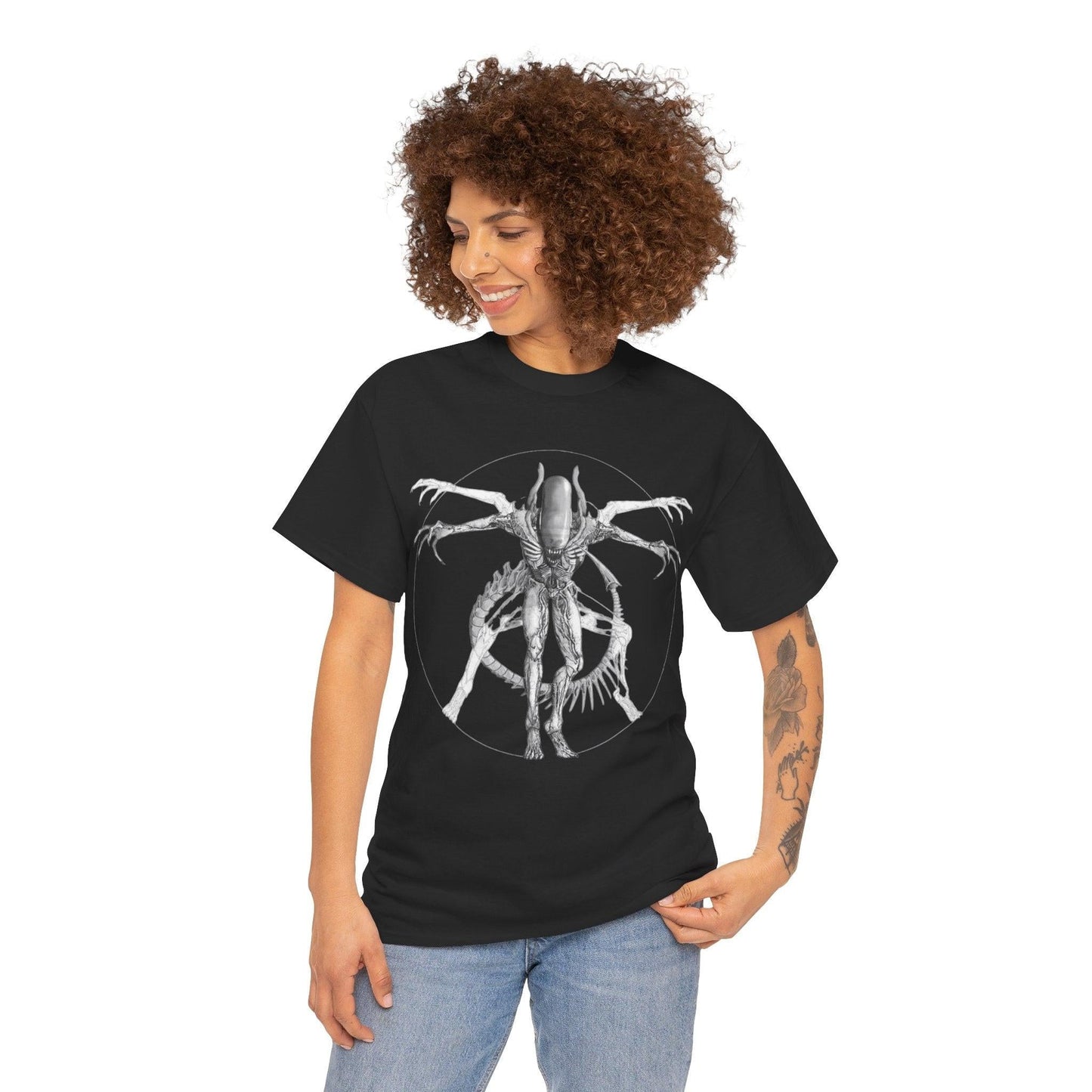Xenomorph Anatomy Unisex Tee, Sci-Fi T-Shirt, Alien Lover Gift, Horror Movie Graphic Shirt, Geeky Apparel
