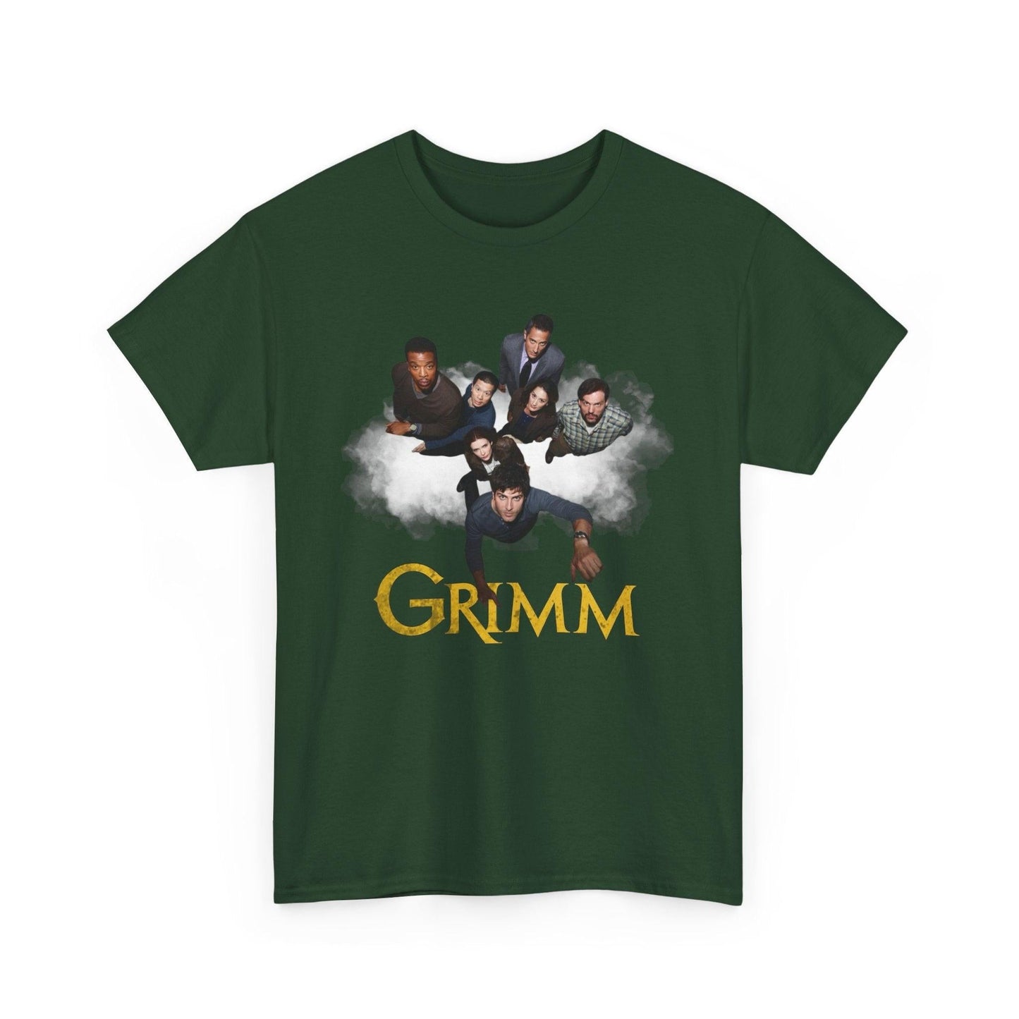Grimm Unisex Tee, Classic Cotton Shirt, Fantasy Lover Gift, Minimalist Graphic Tee, Unisex Graphic Shirt, TV Show Fan Shirt,