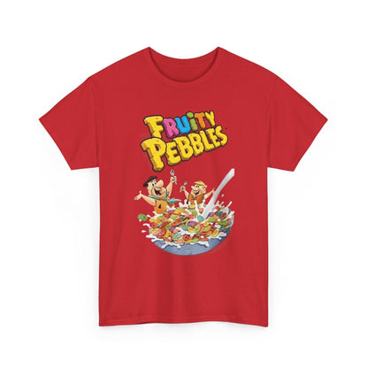 Fruit Pebbles Tee, Cereal Lovers Shirt, Breakfast Graphic T-Shirt, Foodie Gift, Unisex Cotton Top, Colorful Tee, Fun Tee for Brunch