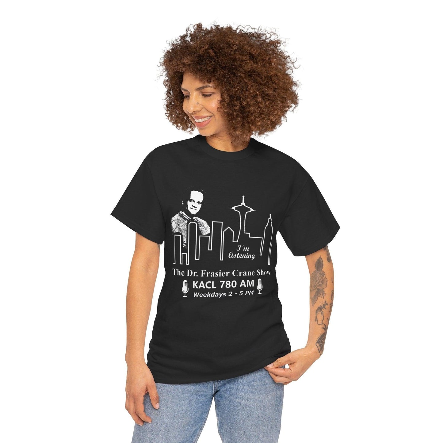 Frasier Crane Show Tee, Funny TV Show Shirt, Unisex Cotton T-Shirt, Gift for Fans, Radio Show Merchandise, Casual Wear