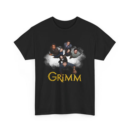 Grimm Unisex Tee, Classic Cotton Shirt, Fantasy Lover Gift, Minimalist Graphic Tee, Unisex Graphic Shirt, TV Show Fan Shirt,