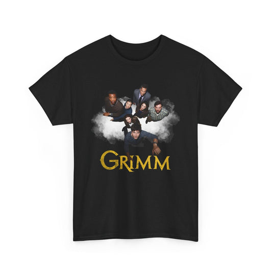 Grimm Unisex Tee, Classic Cotton Shirt, Fantasy Lover Gift, Minimalist Graphic Tee, Unisex Graphic Shirt, TV Show Fan Shirt,