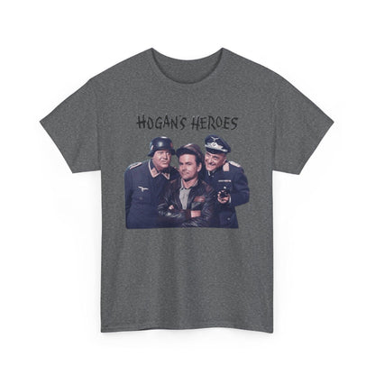 Vintage Hogan's Hero Unisex Heavy Cotton Tee Shirt, TV Show Fan Gift, Retro Military Comedy Apparel, Classic War Series TShirt, Soldier
