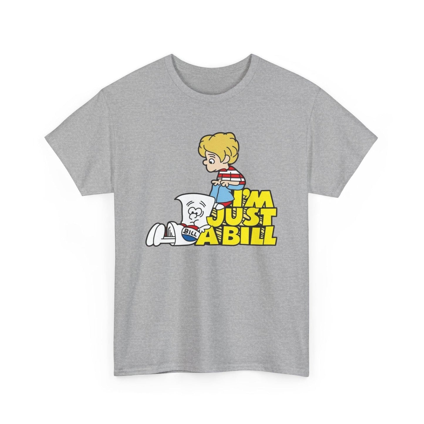 Retro Bill Graphic Tee, Funny Unisex Shirt, Vintage Style T-Shirt, 90s Nostalgia Top, Humorous Cotton Tee