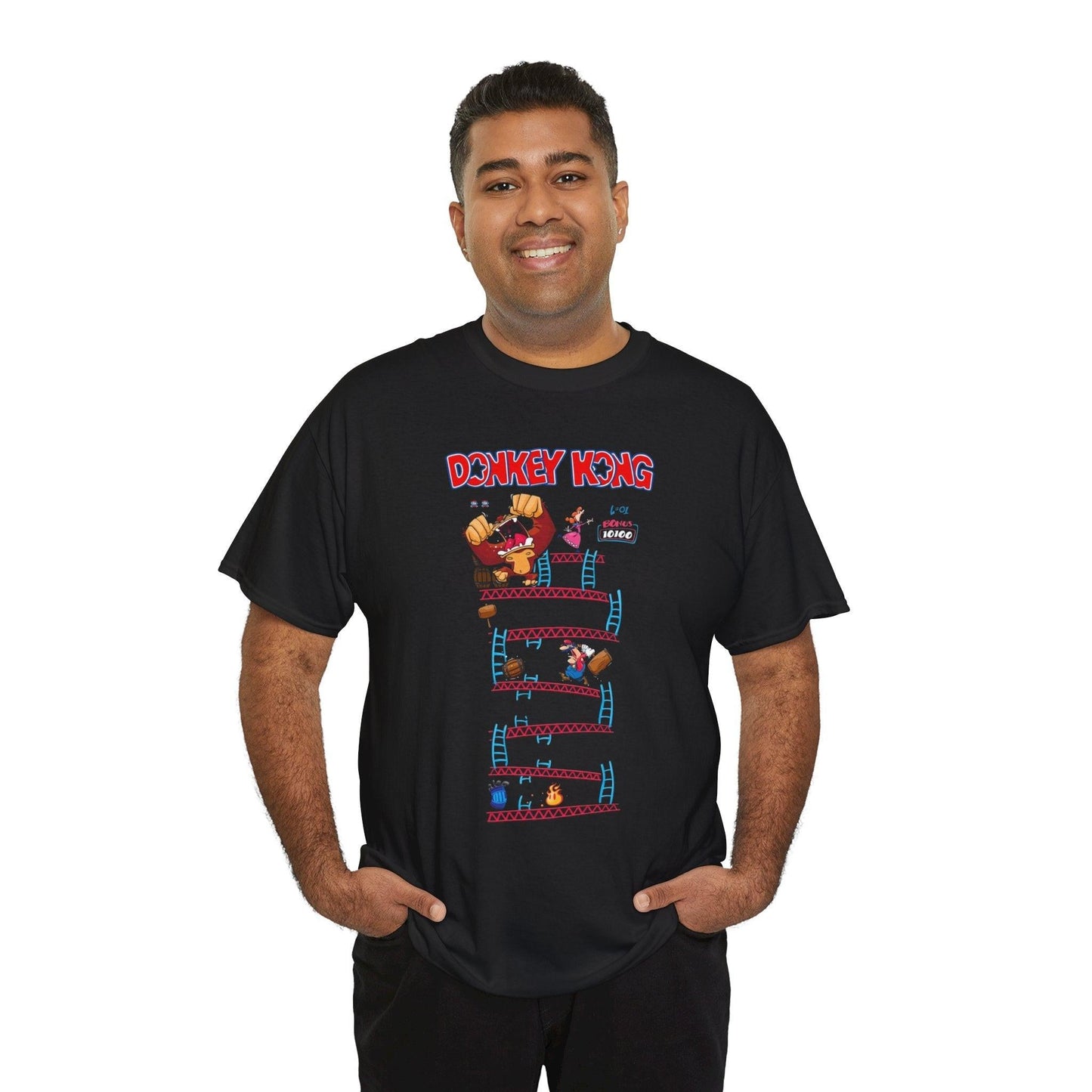D.o.n.k.e.y. K.o.n.g. Game Unisex Tee, Classic Video Game T-Shirt, Retro Gamer Gift, Gaming Shirt, Vintage Arcade Tee, Gaming Apparel