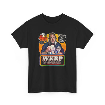 Vintage WKRP in Cincinnati Unisex Heavy Cotton Tee, Classic TV Show Graphic T-Shirt, Retro 70s Tee, Gift for TV Fans, Pop Culture Tee
