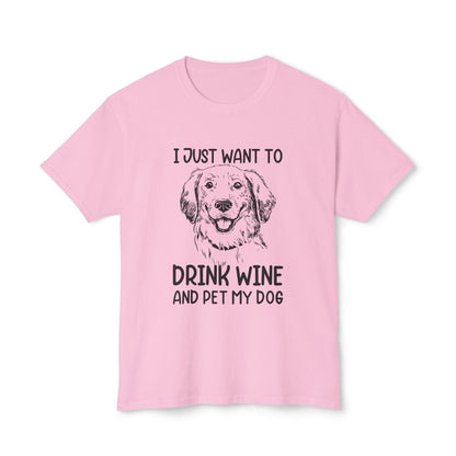 Wine and Dog Lover T-shirt