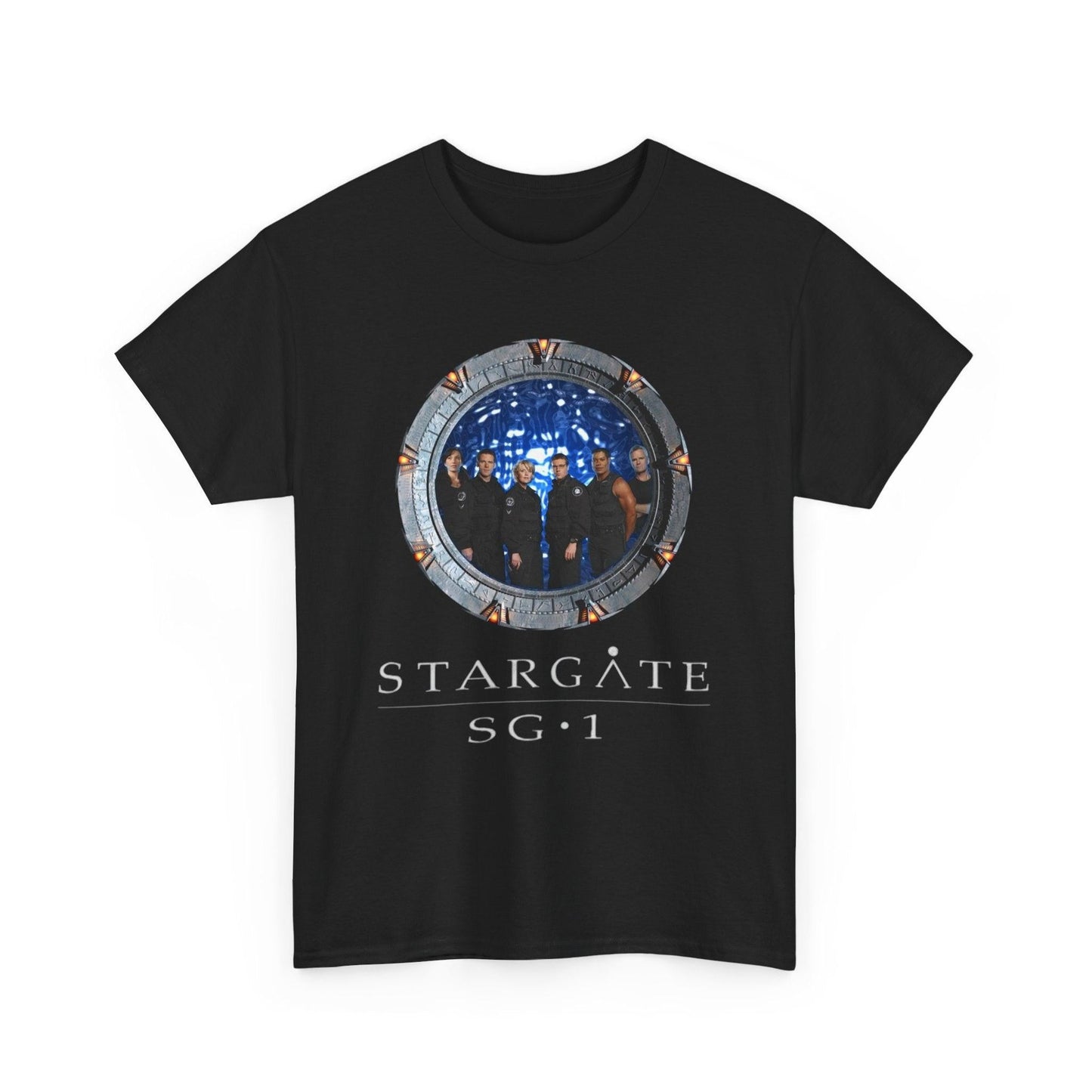 Stargate SG-1 Tee, Sci-Fi TV Show Shirt, Unisex Cotton Top, Geek Gift, Space Fan Apparel