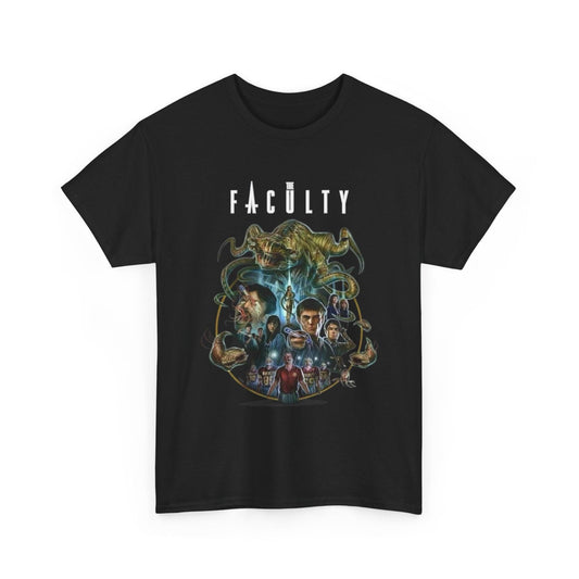 Horror Movie Faculty 1998 Unisex Tee - Halloween Shirt, Scary Film Fan Gift, Retro Movie T-shirt, Vintage Horror Clothing, Cult Classic Tee