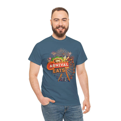 Carnival Eats Unisex Tee, Food Show T-Shirt, Fun Fair Cotton Shirt, Festival Graphic Tee, Foodie Gift Shirt