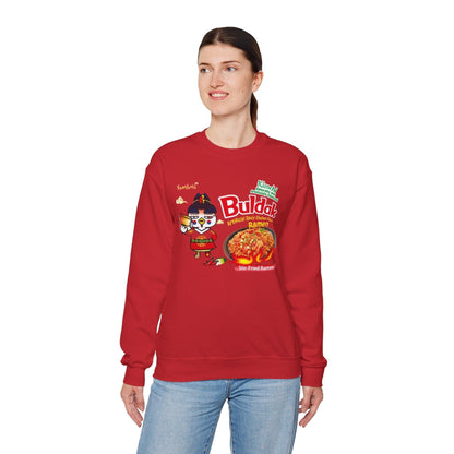 Buldak Spicy Kimchee Ramen Sweatshirt, Korean Ramen Crewneck, Spicy Food Pullover, Ramen Lover Gift, K-Food Jumper, Foodie Top