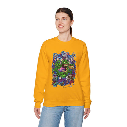 Ghost Busters Unisex Sweatshirt, Ghost and Ghouls, Halloween Crewneck Jumper, Spooky Pullover, Supernatural Sweater, Paranormal Clothing,
