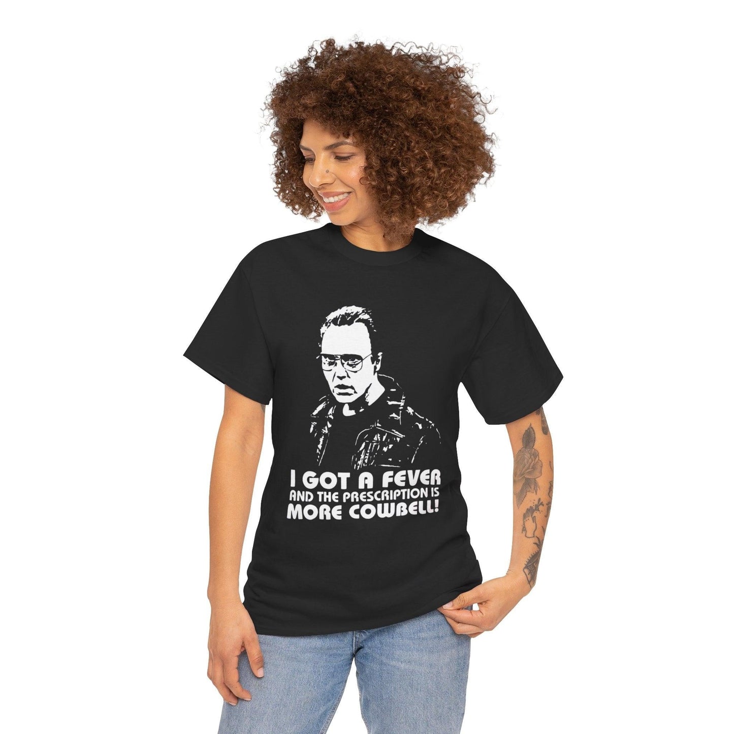 Vintage Christopher Walkins SNL More Cowbells Tee, Retro Comedy Sketch Quote Shirt, Unisex Cotton Tee, Funny SNL Lover Gift