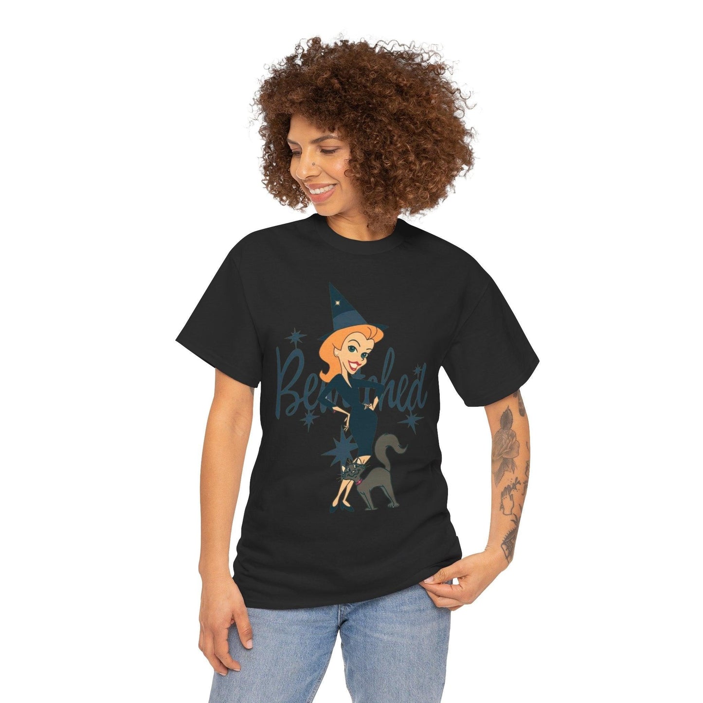 Vintage Bewitched Retro Sitcom Unisex Tee, T-Shirt, Shirt, Gift for TV Show Lover, Halloween Costume