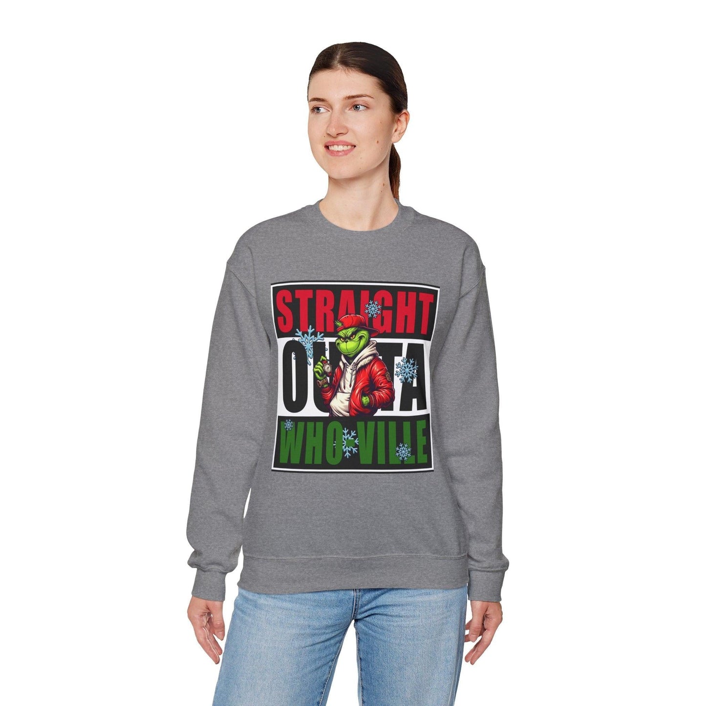 Grinch Straight Outta Whoville Sweatshirt